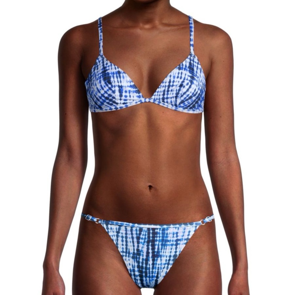 NWT Solid & Striped Lulu Bikini Shibori Print S
